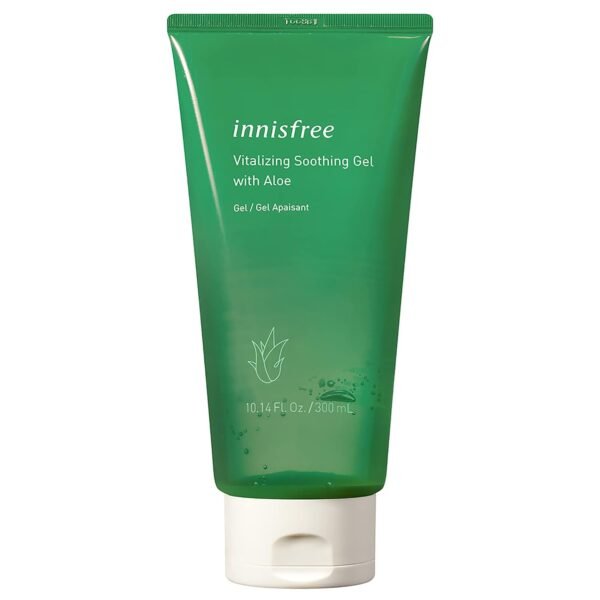 innisfree Aloe Vitalizing Soothing Gel Hydrating Face & Body Moisturizer - Image 2