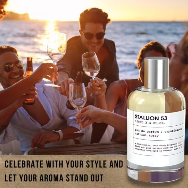 Stallion 53 Eau De Parfum 100ml/3.4oz Unisex | Luxury Empty Travel Perfume Atomizer Included | Herbal, Woody, and Earthy Scent for Men and Women - Image 4