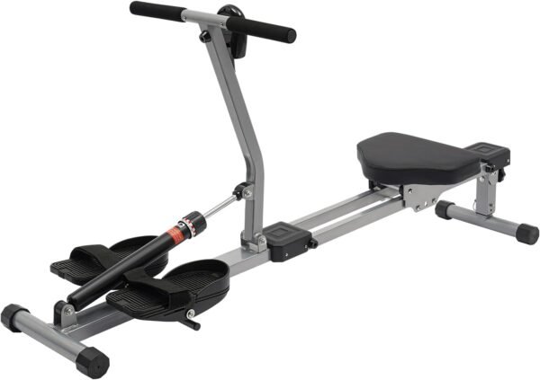 Compact Adjustable Rowing Machine with 12 Levels of Resistance,Hydraulic Rower for Home 300LBS Weight Capacity,Foldable Rower for Complete Body Workouts - Image 4
