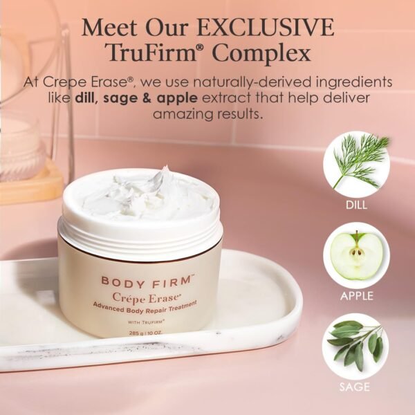 Crepe Erase Advanced Body Repair Treatment, Anti-Aging Wrinkle Cream for Face and Body, Support Skins Natural Elastin & Collagen Production - 10oz - Image 9