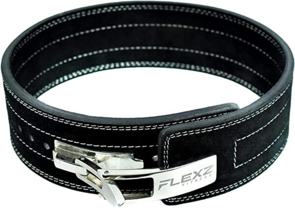 Lever Weight Lifting Belt Leather - 10MM 13MM Powerlifting Gym Belts for Men & Women - Lower Back Support for Weightlifting Deadlifts Squats Heavy Duty IPF Bodybuilding - Image 2