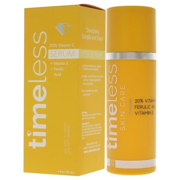 Timeless Vitamin C Plus E 20 Percent Ferulic Acid Serum Serum Unisex 4 oz - Image 5