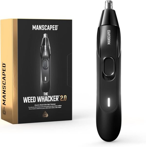 MANSCAPED® The Weed Whacker® 2.0 Electric Nose & Ear Hair Trimmer – 7,000 RPM Precision Tool with Rechargeable Battery, Wet/Dry, Easy to Clean, Improved Stainless Steel Replaceable Blade - Image 2