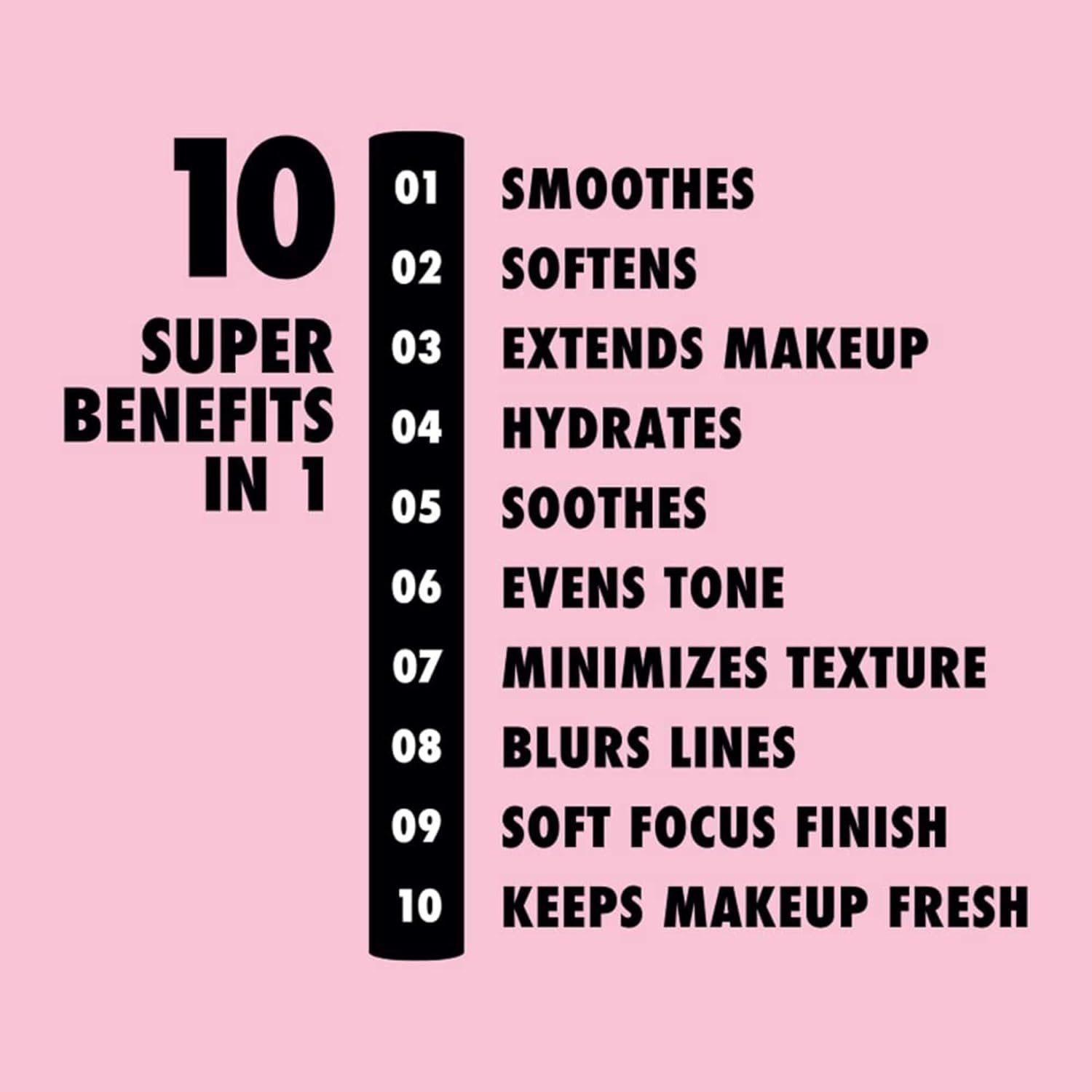 NYX PROFESSIONAL MAKEUP Marshmellow Smoothing Primer, Vegan Face Primer, 10-In-1 Skin Benefits - Image 3