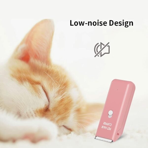 Dog Cat Home Hair Waterproof Clipper Portable Electric USB Rechargeable Pet Grooming Tools Low Noise Shaver Cordless Trimmer for Small and Large Pets - Image 4