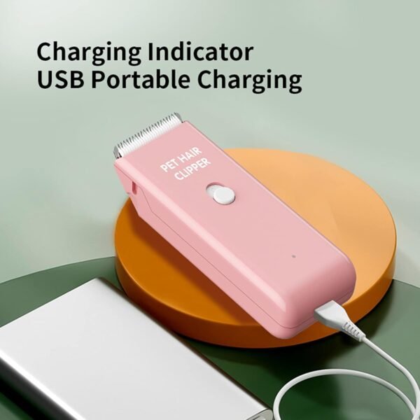 Dog Cat Home Hair Waterproof Clipper Portable Electric USB Rechargeable Pet Grooming Tools Low Noise Shaver Cordless Trimmer for Small and Large Pets - Image 6