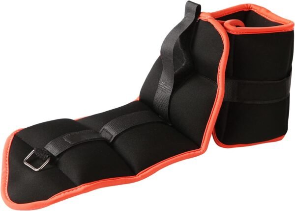 JFIT Adjustable Ankle Weights - Ankle Weight Pair 10 Weight and Bundle Options - 0.5 to 10 lbs Each, Set of 2, Adjustable Straps – Comfortable, Breathable, Moisture Absorbent Weight Straps for Men and Women - Image 2