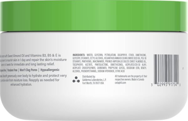 Cetaphil Face & Body Moisturizer, Hydrating Moisturizing Cream for Dry to Very Dry, Sensitive Skin, NEW 8.8 oz, Fragrance Free, Non-Comedogenic, Non-Greasy (Packaging May Vary) - Image 11