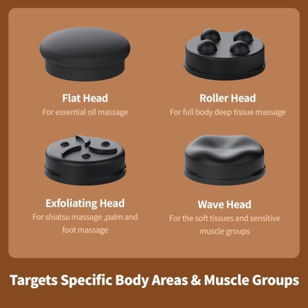 Massage Gun Deep Tissue for Women, Vibration Therapy for Muscle Recovery Pain Relief Cellulite Massager for Leg Thigh Abdomen Neck Shoulder Lymphatic Drainage Massager Body Sculpting Machine - Image 6