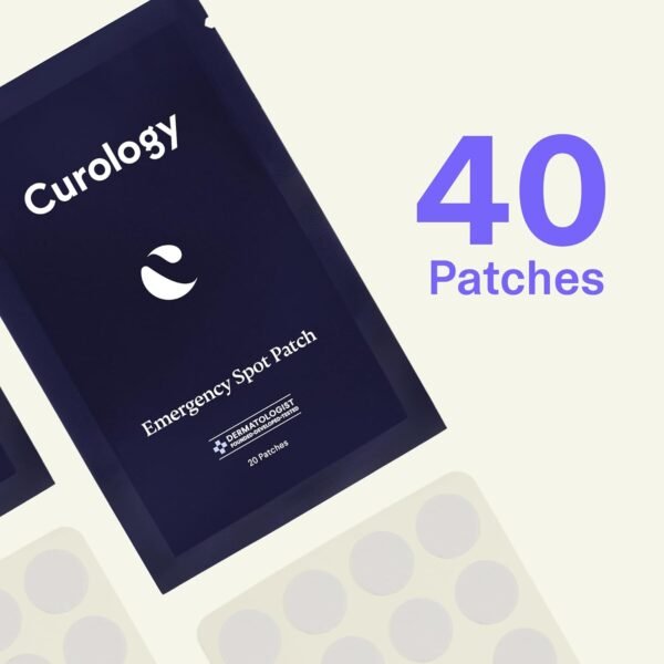 Curology Emergency Spot Pimple Patches for Face, Hydrocolloid Pimple Patches Fast-Acting Support, Spot Concealing and Oil Absorbing, 40 Count - Image 7