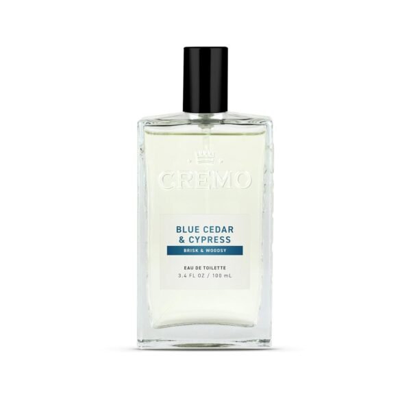 Cremo Cologne for Men - Blue Cedar & Cypress Mens Cologne Spray- A Woodsy Scent with Notes of Lemon Leaf, Cypress and Cedar, Fragrances For Men, 3.4 Fl Oz - Image 2