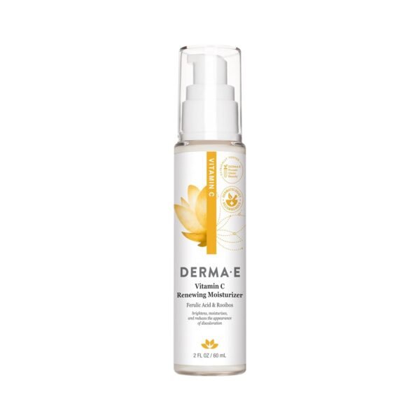 Derma E Vitamin C Renewing Moisturizer – Brightening and Hydrating Facial Skin Renewing Cream – Anti-Aging Facial Moisturizer and Day Cream, 2 oz - Image 2