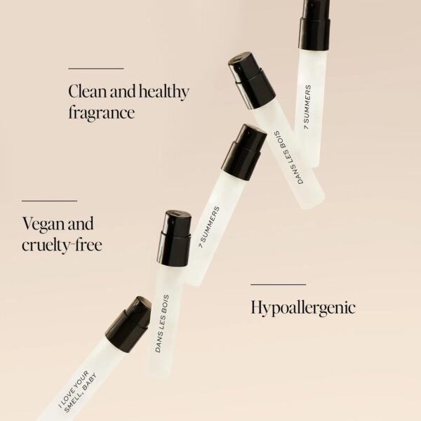 DIME Beauty Perfume Sampler, Hypoallergenic, Clean Perfumes, Eau de Toilette For Women (Set of 5, 2 ml) - Image 9