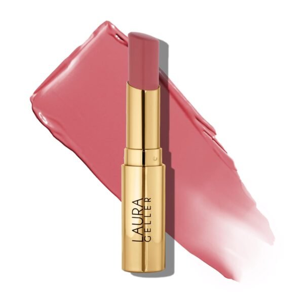 LAURA GELLER NEW YORK Jelly Balm Moisturizing Tinted Lip Balm - In the Buff - Hydrating Vitamin E - Semi-Shine Finish - Image 2