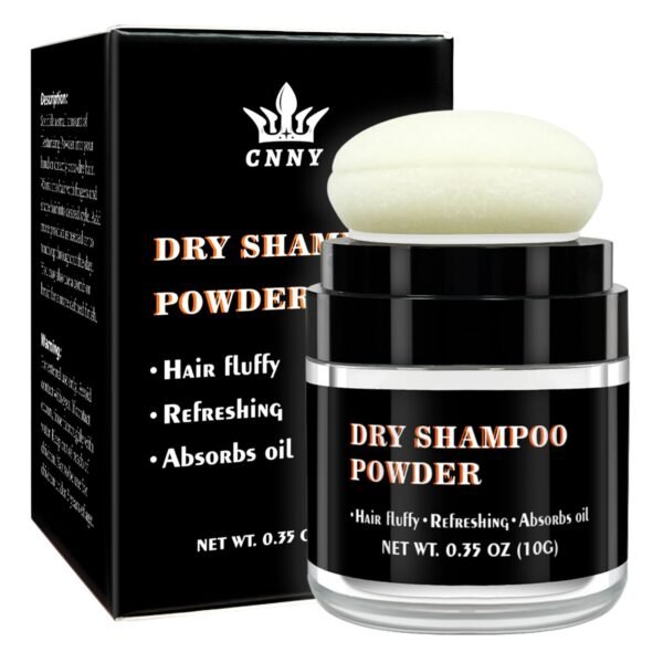CNNY Dry Shampoo Powder for Hair Refreshing, Volumizing Powder for Root Fuller Looking Natural Hair, No White Residues, Non Toxic, Non-Aerosol, Travel Size Dry Shampoo for Men and Women 0.58 oz - Image 2