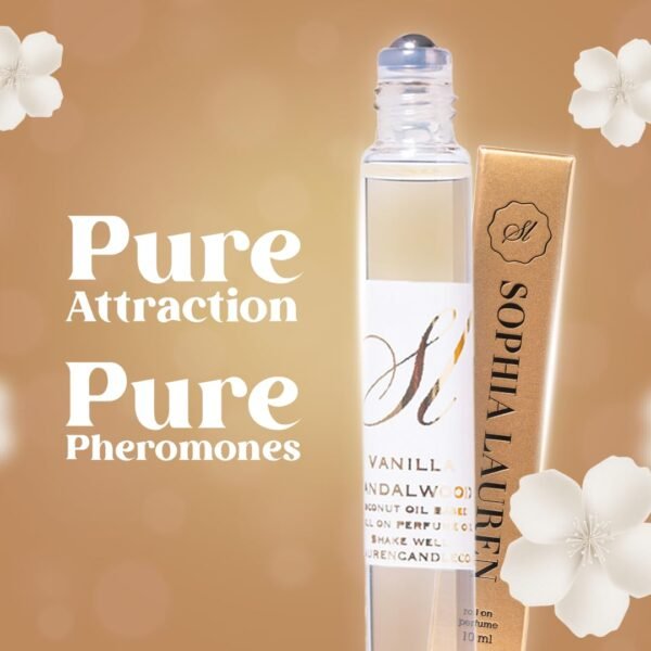 Sophia Lauren 10ML Pheromone Perfume For Women | Long Lasting Vanilla Musk Perfume | Portable Pheromone Perfume Oil with Roll-On Application | Natural Coconut Oil Women Perfume (Amber Love) - Image 5