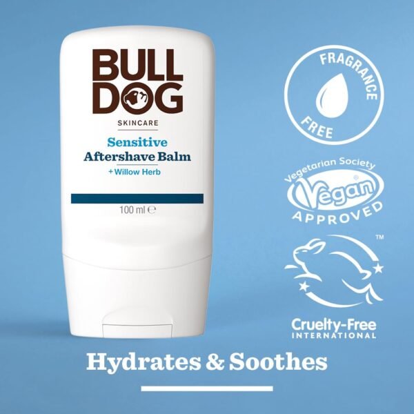 Bulldog Sensitive After Shave Balm 100ml by Bulldog - Image 3