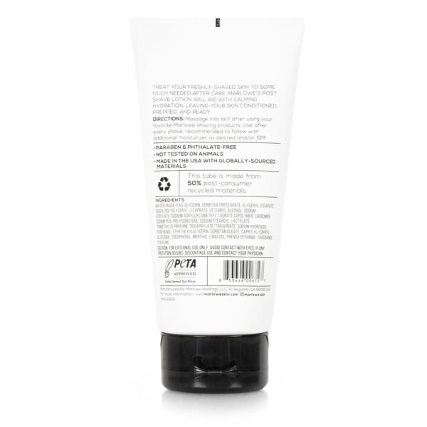 MARLOWE. No. 144 Post Shave Lotion 6 Oz, Aftershave for Men, Conditions & Hydrates Skin, After Shave Solution to Help Reduce Skin Irritation & Calm Razor Burn, Aloe Citron Scent - Image 3