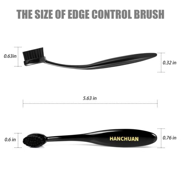 Precision Styling Brush for Natural Hair - Portable Edge Control and Bristle Brush - Image 6