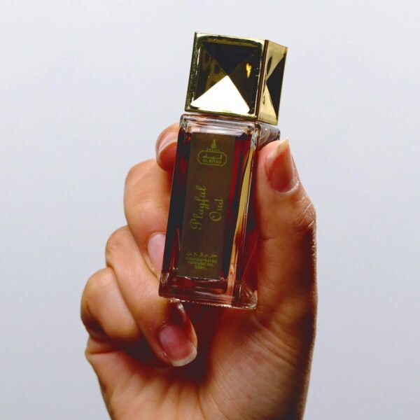 PLAYFUL OUD by ALRIYAD 20ML Unisex Oriental Woody Perfume Oil Roll-On. Honeymoon Essentials. Travel Size Toiletries & Purse Necessities For Women - Image 5