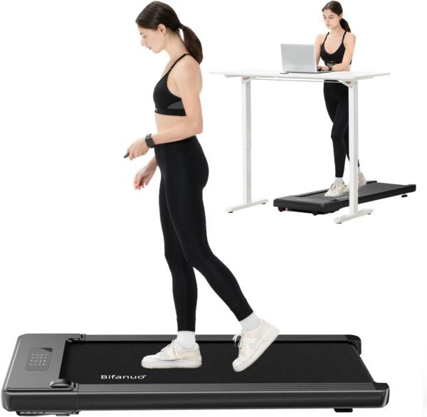 Walking Pad - Under Desk Treadmill, Treadmills for Home/Office, Portable Treadmill, Walking Pad Treadmill Under Desk with Remote Control LED Display- Ideal for Fitness Enthusiasts - Image 2
