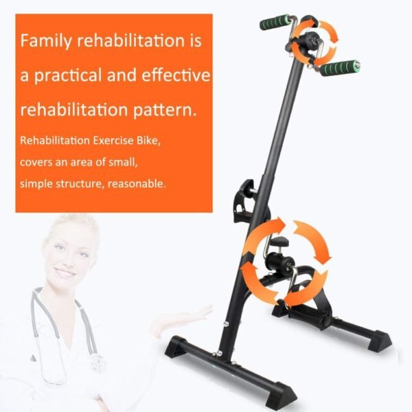 Pedal Exerciser Bike Hand Arm Leg and Knee Peddler Adjustable Fitness Equipment for Seniors, Elderly Home Pedal Exercise Bike for Total Body, with Gift Box - Image 6