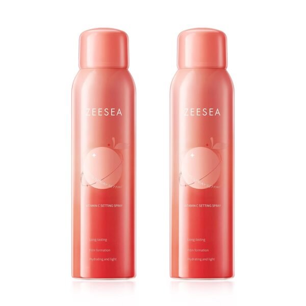 ZEESEA Vitamin C Hydrating Makeup Setting Spray for Face, Waterproof Make up Setting Fixer Mist type Spray, Long-lasting for 16 hours, Oil Control, 2pcs - Image 2