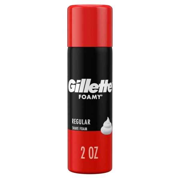 Gillette Foamy Regular Shaving Foam, 2 oz - Image 2