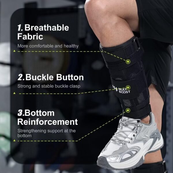 Ankle Weights A Pair of 12 Lbs | 16Lbs for Men Women Adjustable Leg Weight Set for Walking Pilates Exercise Workout Gym Aerobics - Image 5