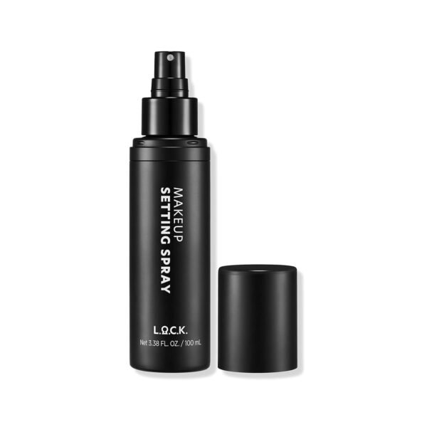 L.O.C.K. Makeup Setting Spray – Makeup Fixing Sealer Spray Mist Lightweight Finish Spray Long lasting Smooth Natural Finishing spray oily skin hydrating face spray. 100ml 3.38 fl oz Clear - Image 8