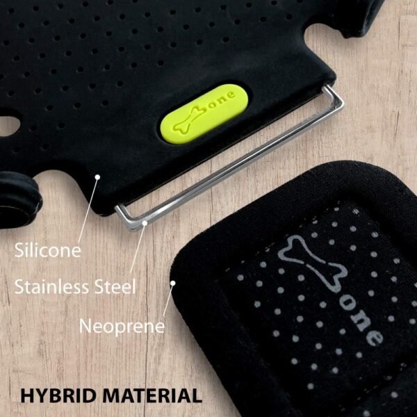 【Bone】 Run Tie Running Armband Phone Holder for Apple iPhone 14 13 12 11 Pro Max Mini XS XR X 8 7 Samsung Galaxy S10 S9 S8 Smartphone, Phone Size 4-6.7" (Black/Arm Size 9.8-15.7") - Image 5