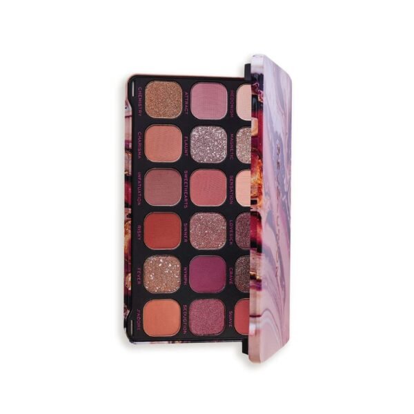 Revolution Beauty, Forever Flawless Eyeshadow Palette, 18 Pigmented Shades, Nude & Warm Pressed Powder Mattes, Shimmers, Glitters, Allure, 15 X 0.04 Oz. - Image 7