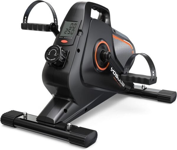 YOSUDA Under Desk Bike Pedal Exerciser - Magnetic Mini Exercise Bike for Arm/Leg Exercise, Desk Pedal Bike for Home/Office Workout - Image 2