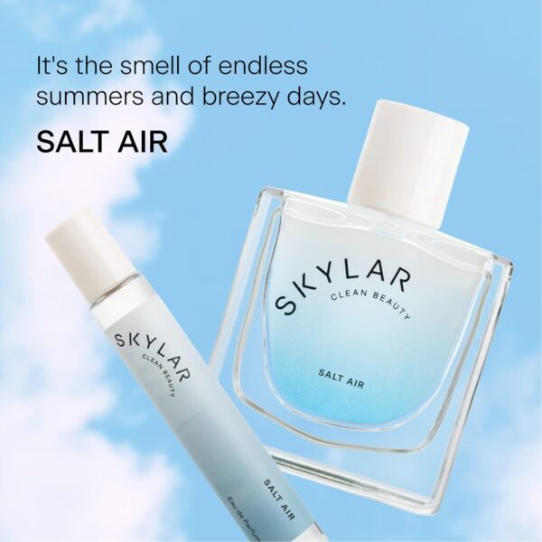 Skylar Salt Air Eau de Parfum - Hypoallergenic & Clean Perfume for Women & Men, Vegan & Safe for Sensitive Skin - Fresh Perfume with Notes of Driftwood, Sea Salt & Seaweed - 10mL /0.33 Fl oz - Image 4