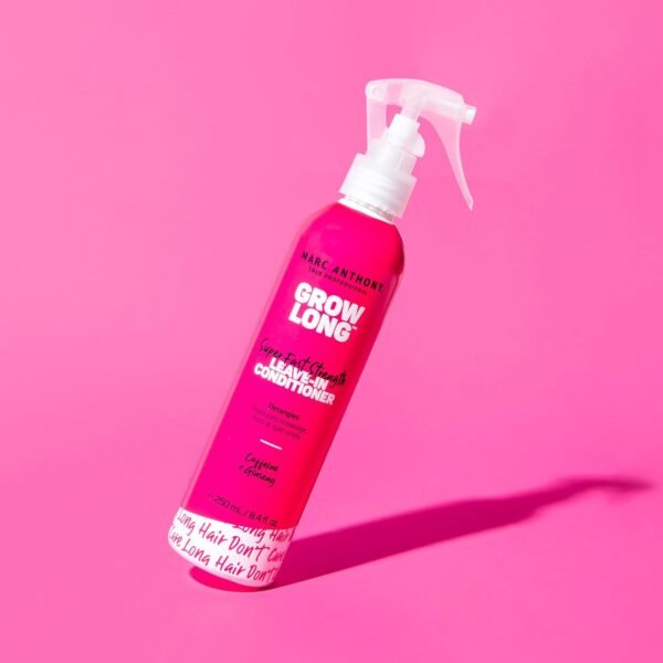 Marc Anthony Leave-In Conditioner Spray & Detangler, Grow Long Biotin - Anti-Frizz Deep Conditioner For Split Ends & Breakage - Vitamin E, Caffeine & Ginseng for Curly, Dry & Damaged Hair - Image 6