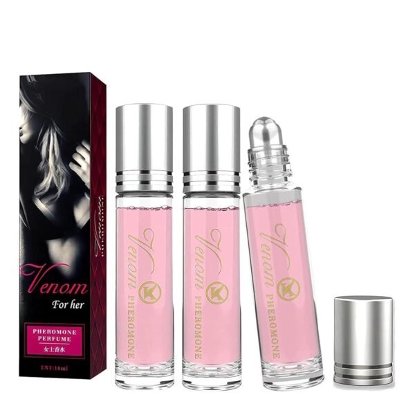 3Pcs Lunex Phero Perfume, Verola Perfume for Women, Women Pheromone Perfume, Specially Designed For Women, Portable Perfume Long Lasting Female, Roll On Perfume Phero Oil. - Image 2