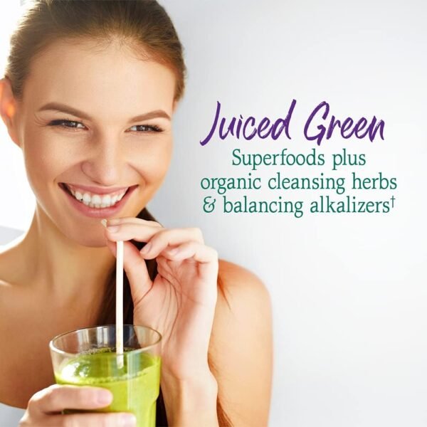 Garden of Life Raw Organic Perfect Food Alkalizer & Detoxifier Juiced Greens Superfood Powder - Lemon Ginger, 30 Servings - Non-GMO, Gluten Free Whole Food Dietary Supplement, Plus Probiotics - Image 3