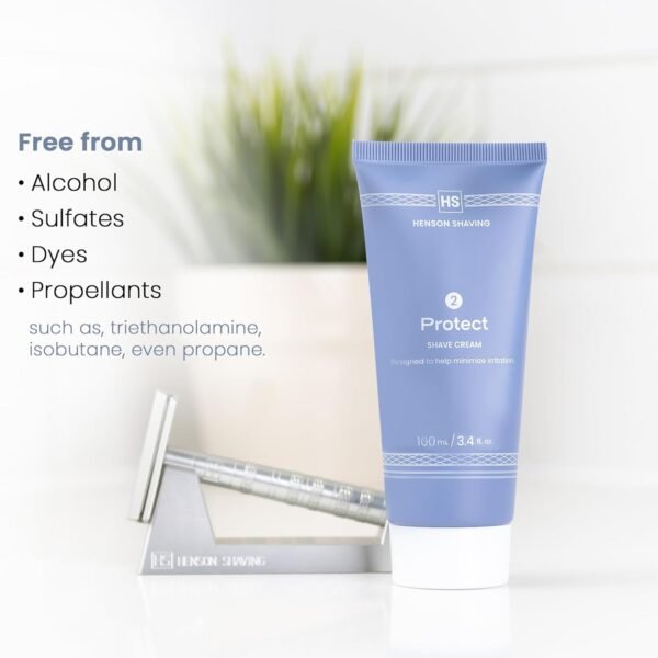 Henson Shaving Shave Cream For Men and Women - Formulated Safe For Sensitive Skin - Rich, Nourishing Lather That Protects Against Irritation, Cuts, Razor Burns - 3.4 fl oz - Image 7