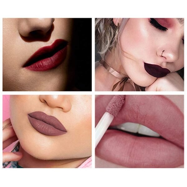 WAQIA 24Pcs Matte Liquid Lipstick Set Waterproof Lip Gloss Kit Long Lasting Lipgloss Kit - Image 7