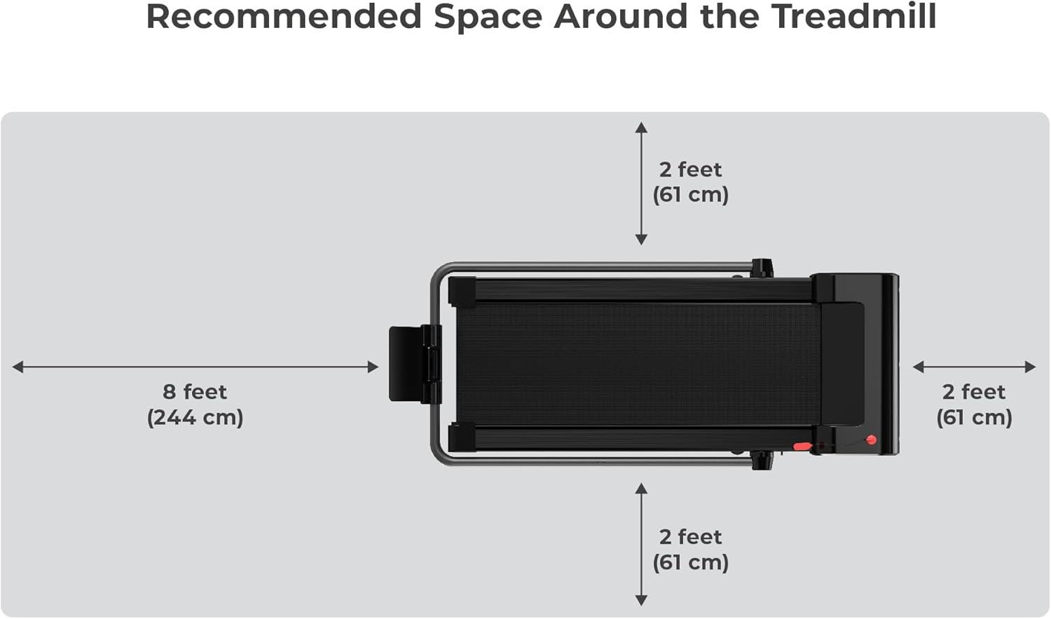 Sunny Health & Fitness Slim Under Desk Walking Compact Treadpad Treadmill with Remote Control, Digital Display, Shock Absorption, Optional Trekking Poles, Free SunnyFit App Bluetooth Connectivity - Image 7