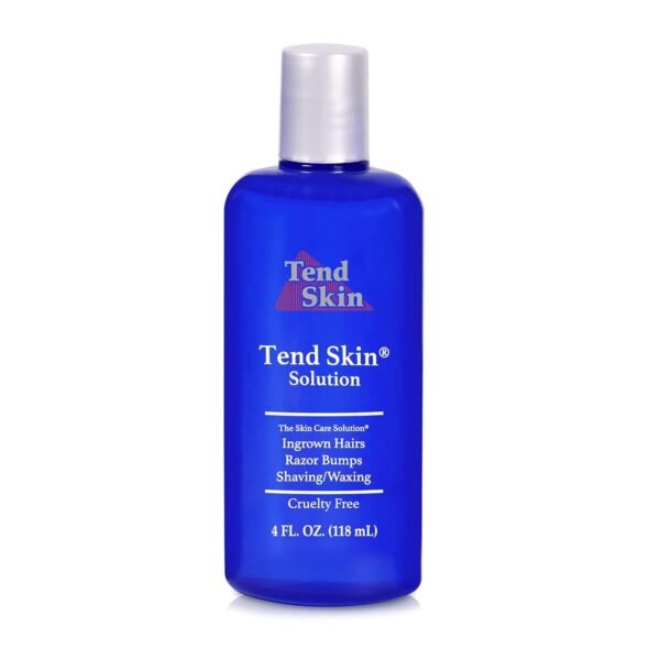 Tend Skin Womens AfterShave/Post Waxing Solution for Ingrown Hair, Razor Bumps and Burns, 4 ounce, Blue - Image 2