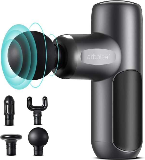 arboleaf Mini Massage Gun Deep Tissue, Percussion Muscle Massager for Back Pain Relief, Small Massage Gun Travel, Quiet Massager Handheld, Valentines Day Gifts - Image 2