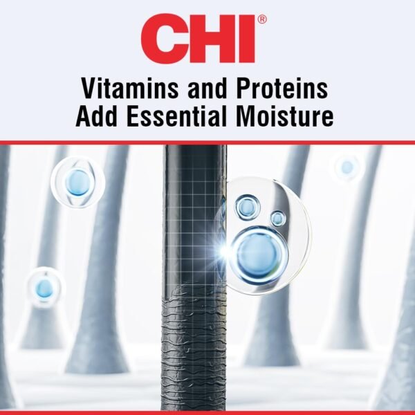 CHI 44 Iron Guard Thermal Protection Spray, Nourishing Formula Helps Resist Heat Damage to Hair & Tame Frizz, Clear, 8 Oz - Image 5