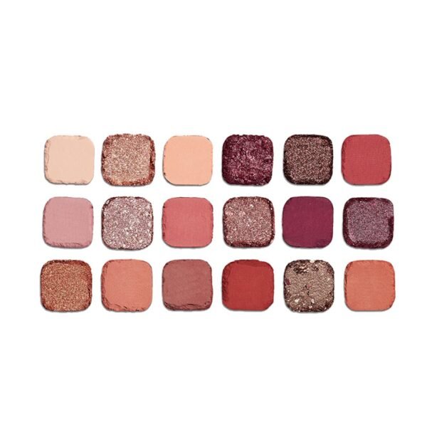 Revolution Beauty, Forever Flawless Eyeshadow Palette, 18 Pigmented Shades, Nude & Warm Pressed Powder Mattes, Shimmers, Glitters, Allure, 15 X 0.04 Oz. - Image 5