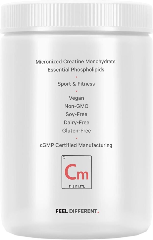 Codeage Liposomal Creatine Powder Supplement - 3-Month Supply - 5000mg Creatine Monohydrate Pre Workout & Post Workouts - Unflavored Creatine, Pure Creatine Powder, Creatinine for Sports - 90 Servings - Image 10