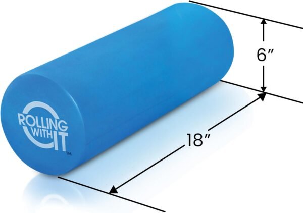 Foam Roller with High Density for Physical Therapy, Muscle Roller for Exercise and Muscle Recovery, Eco-Friendly Back Roller, Firm and Smooth Surface Massage Roller, Select Your Size - Image 4