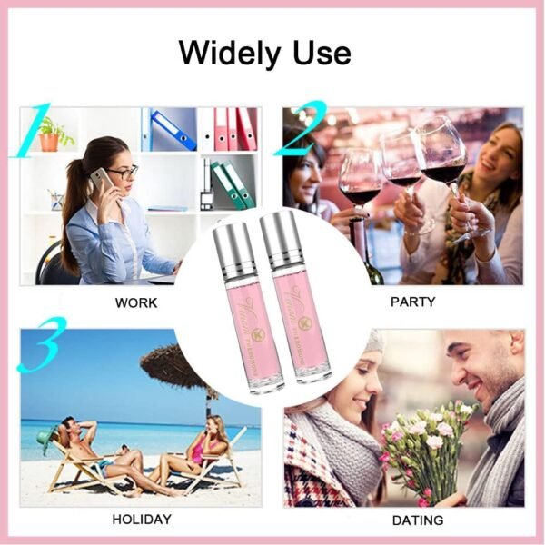 3Pcs Lunex Phero Perfume, Verola Perfume for Women, Women Pheromone Perfume, Specially Designed For Women, Portable Perfume Long Lasting Female, Roll On Perfume Phero Oil. - Image 7