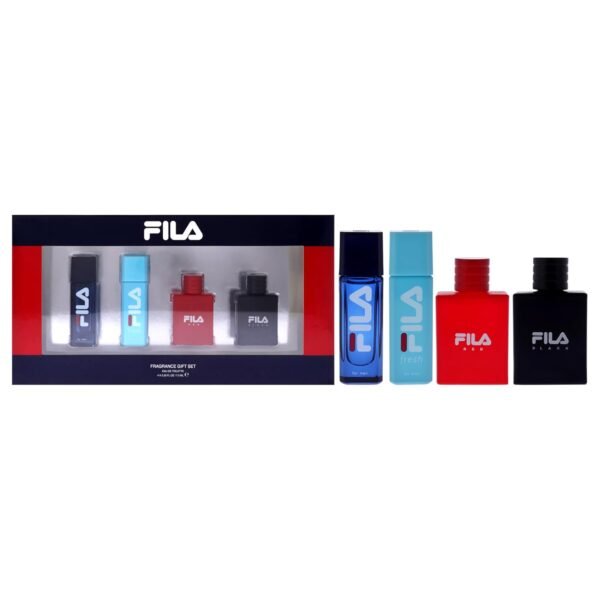 Fila Cologne Giftset for Men - Cool, Clean And Refreshing Perfumes for Men - Long Lasting Fragrances - Trendy, Portable Bottle Design - 4 Pc - Image 2