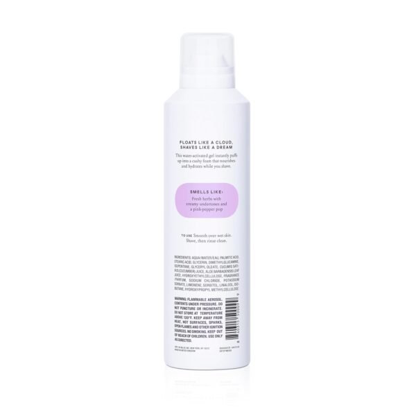 Billie SkyFoam Shave Gel - Lavender Milk Scent - Water-activated Foam - Made With Aloe & Cucumber - For A Close, Smooth Shave - 6.7 fl oz - Image 6