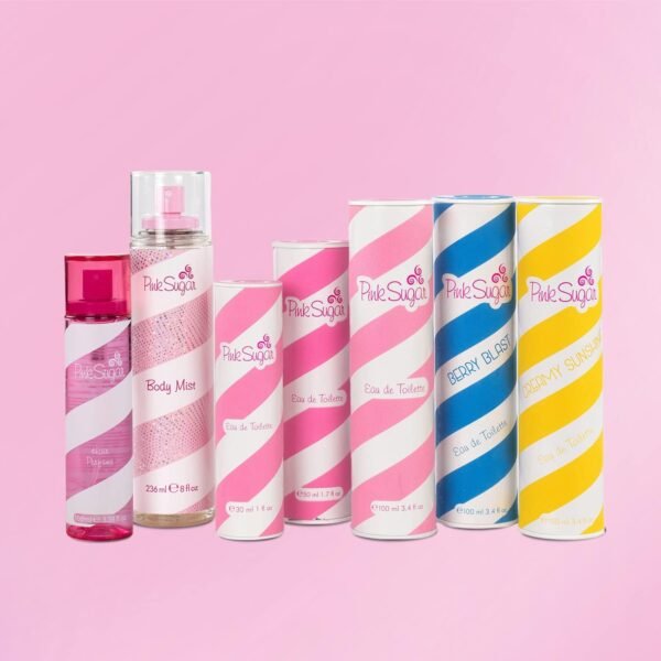 Pink Sugar Eau de Toilette Perfume for Women, Floral + Fruity Scent, Notes of Raspberry, Cotton Candy, and Vanilla, Sweet and Sensual Fragrance - Image 7